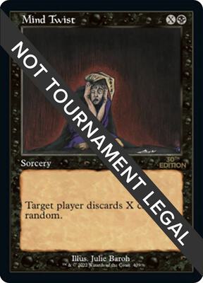Mind Twist (Retro Frame) card from 30th Anniversary Edition