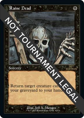 Raise Dead (Retro Frame) card from 30th Anniversary Edition