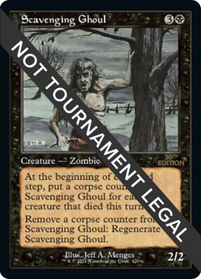 Scavenging Ghoul (Retro Frame) card from 30th Anniversary Edition