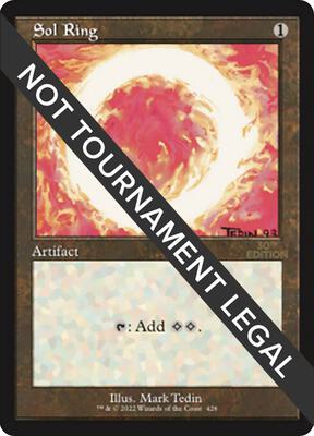 Sol Ring (428) (Retro Frame) card from 30th Anniversary Edition