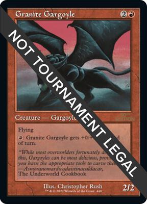 Granite Gargoyle (Retro Frame) card from 30th Anniversary Edition