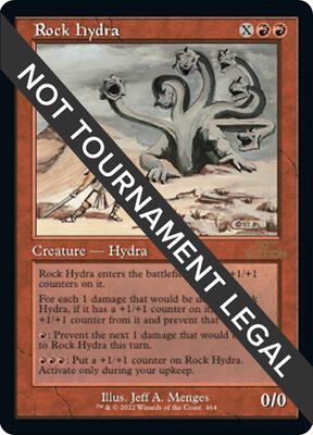 Rock Hydra (Retro Frame) card from 30th Anniversary Edition