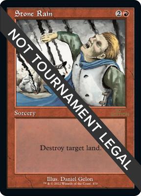 Stone Rain (Retro Frame) card from 30th Anniversary Edition