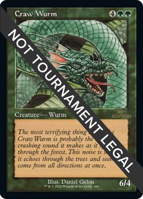 Craw Wurm (Retro Frame) card from 30th Anniversary Edition