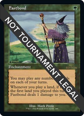 Fastbond (Retro Frame) card from 30th Anniversary Edition