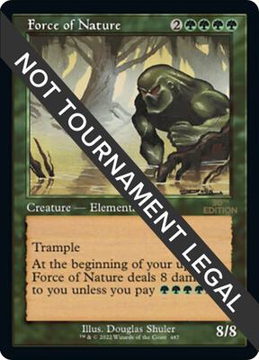 Force of Nature (Retro Frame) card from 30th Anniversary Edition