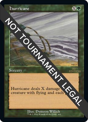 Hurricane (Retro Frame) card from 30th Anniversary Edition