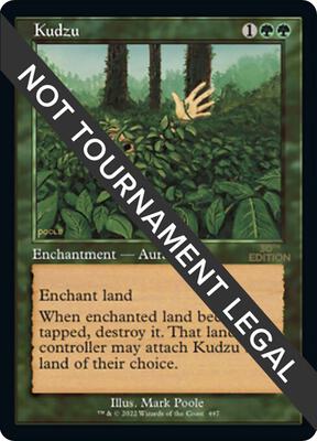Kudzu (Retro Frame) card from 30th Anniversary Edition