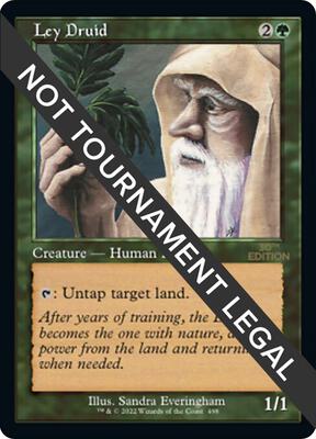 Ley Druid (Retro Frame) card from 30th Anniversary Edition
