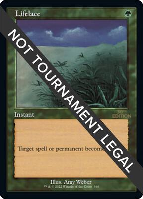 Lifelace (Retro Frame) card from 30th Anniversary Edition