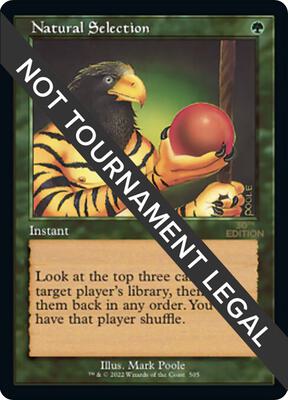 Natural Selection (Retro Frame) card from 30th Anniversary Edition