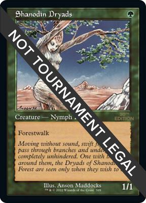 Shanodin Dryads (Retro Frame) card from 30th Anniversary Edition