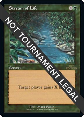 Stream of Life (Retro Frame) card from 30th Anniversary Edition