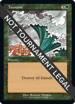 Tsunami (Retro Frame) card from 30th Anniversary Edition
