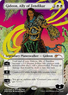 Gideon, Ally of Zendikar card from Pro Tour Promos