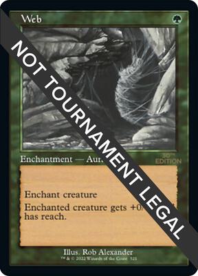 Web (Retro Frame) card from 30th Anniversary Edition