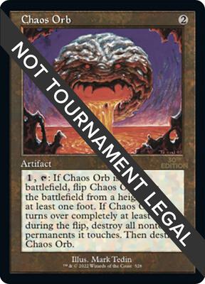 Chaos Orb (Retro Frame) card from 30th Anniversary Edition