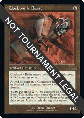 Clockwork Beast (Retro Frame) card from 30th Anniversary Edition