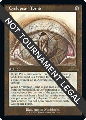 Cyclopean Tomb (Retro Frame) card from 30th Anniversary Edition