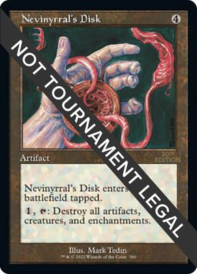 Nevinyrral's Disk (Retro Frame) card from 30th Anniversary Edition