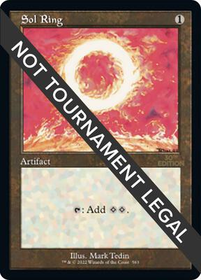 Sol Ring (563) (Retro Frame) card from 30th Anniversary Edition