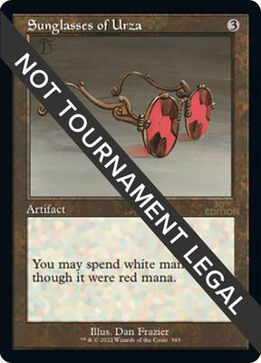 Sunglasses of Urza (Retro Frame) card from 30th Anniversary Edition
