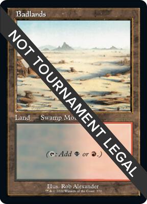 Badlands (Retro Frame) card from 30th Anniversary Edition