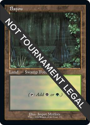 Bayou (Retro Frame) card from 30th Anniversary Edition