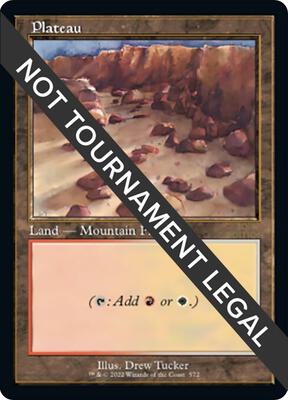Plateau (Retro Frame) card from 30th Anniversary Edition