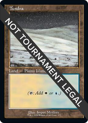 Tundra (Retro Frame) card from 30th Anniversary Edition