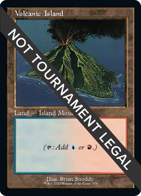Volcanic Island (Retro Frame) card from 30th Anniversary Edition