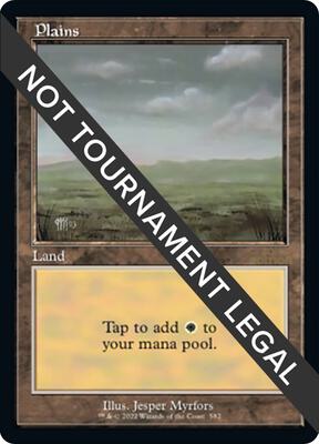 Plains (582) (Retro Frame) card from 30th Anniversary Edition