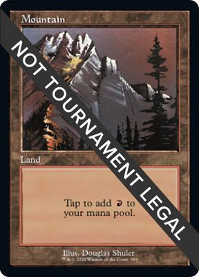 Mountain (589) (Retro Frame) card from 30th Anniversary Edition