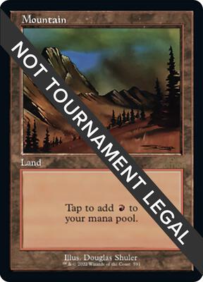 Mountain (591) (Retro Frame) card from 30th Anniversary Edition