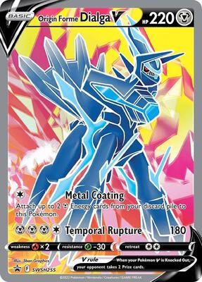 Origin Forme Dialga V card from SWSH: Sword & Shield Promo Cards