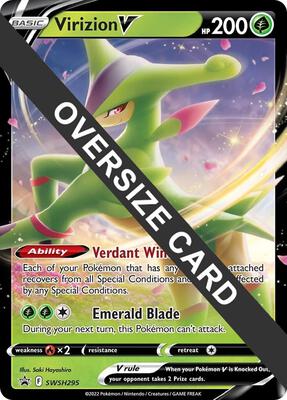 Virizion V - SWSH295 card from Jumbo Cards