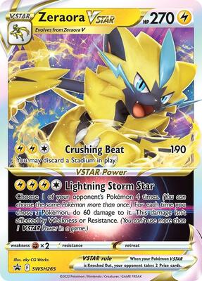 Zeraora VSTAR - SWSH265 card from SWSH: Sword & Shield Promo Cards