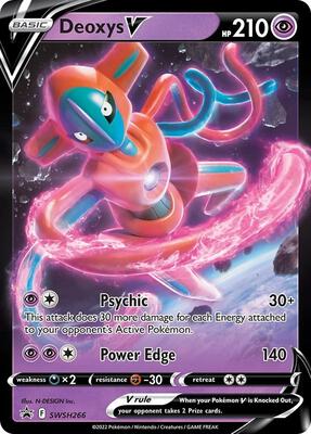 Deoxys V - SWSH266 card from SWSH: Sword & Shield Promo Cards