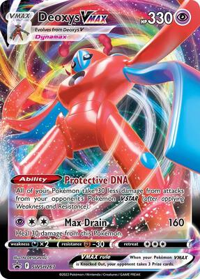 Deoxys VMAX - SWSH267 card from SWSH: Sword & Shield Promo Cards