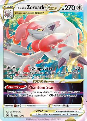 Hisuian Zoroark VSTAR - SWSH298 card from SWSH: Sword & Shield Promo Cards
