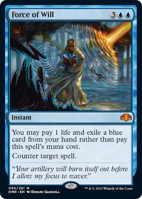 Force of Will card from Dominaria Remastered