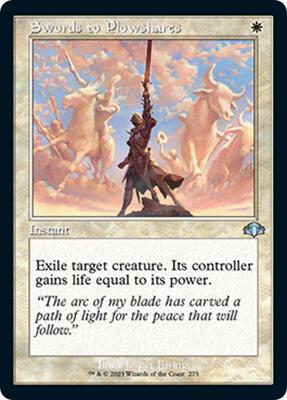 Swords to Plowshares (Retro Frame) card from Dominaria Remastered