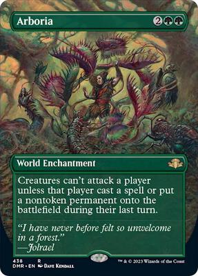 Arboria (Borderless) card from Dominaria Remastered