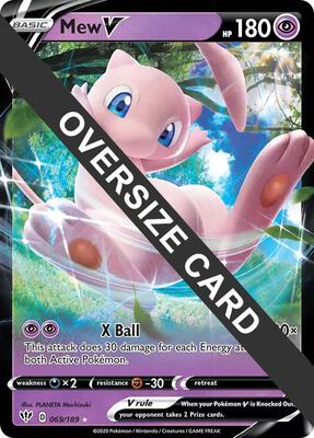 Mew V - 069/189 card from Jumbo Cards