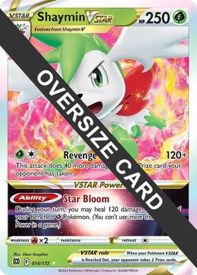 Shaymin VSTAR - 014/172 card from Jumbo Cards