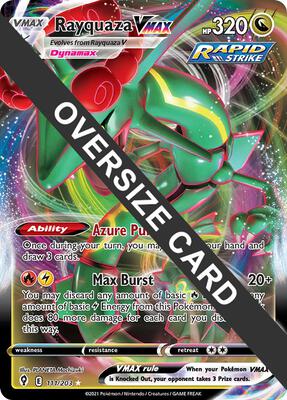Rayquaza VMAX - 111/203 card from Jumbo Cards