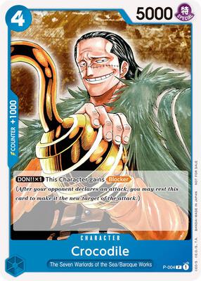 Crocodile (Promotion Pack 2022) card from One Piece Promotion Cards