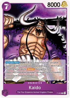 Kaido (Promotion Pack 2022) card from One Piece Promotion Cards