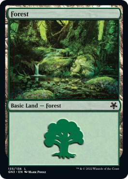 Forest (135) card from Magic Game Night: Free-For-All
