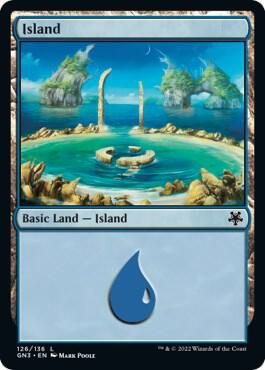 Island (126) card from Magic Game Night: Free-For-All